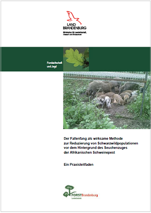 Titelblatt des Praxisleitfadens Schwarzwildfang.