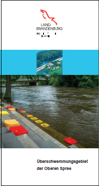 Titelblatt des Flyers Überschwemmungsgebiet der Oberen Spree