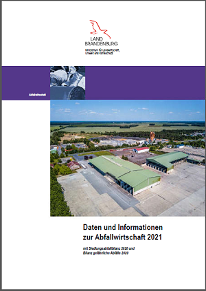 Titelblatt Daten und Informationen zur Abfallwirtschaft 2021