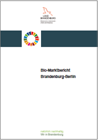 Titelblatt Bio-Marktbericht Brandenburg-Berlin