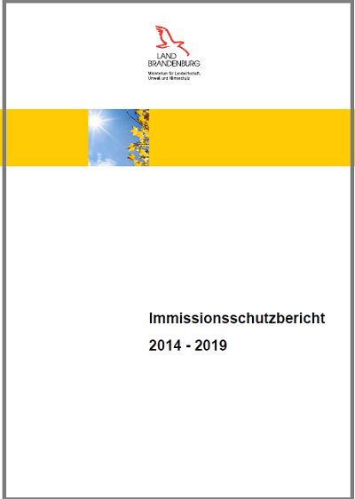 Bild vergrößern (Bild: Titel Immissionschutzbericht 2014-2019)