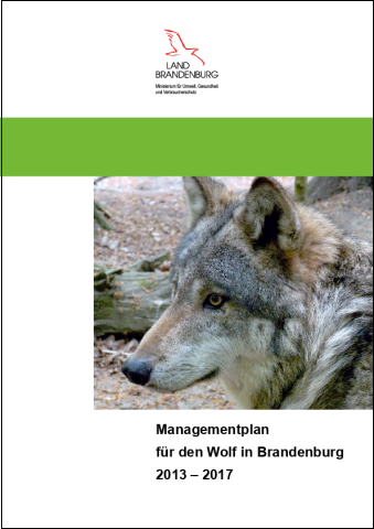 Bild vergrößern (Bild: Managementplan für den Wolf in Brandenburg 2013-2017)
